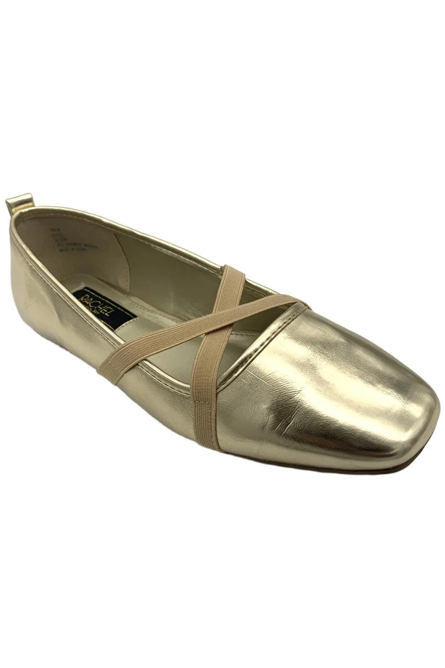Rachel Roy Women's Calm Flats Gold Metallic - Medium